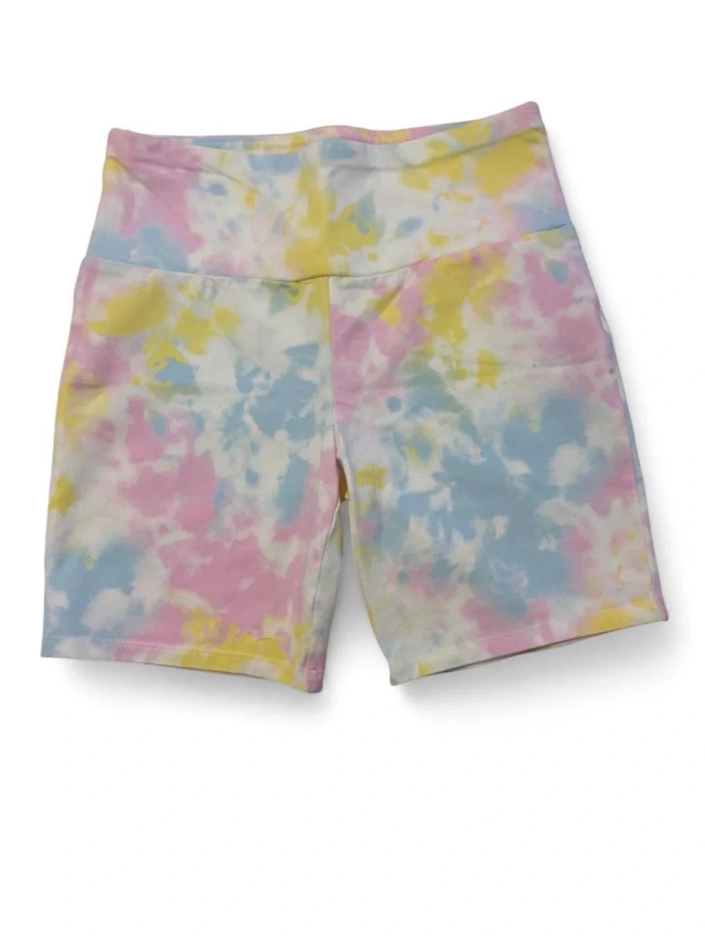 🩷$3 BUNDLED- art class Pastel Tie-Dye High-Waist Bike Shorts